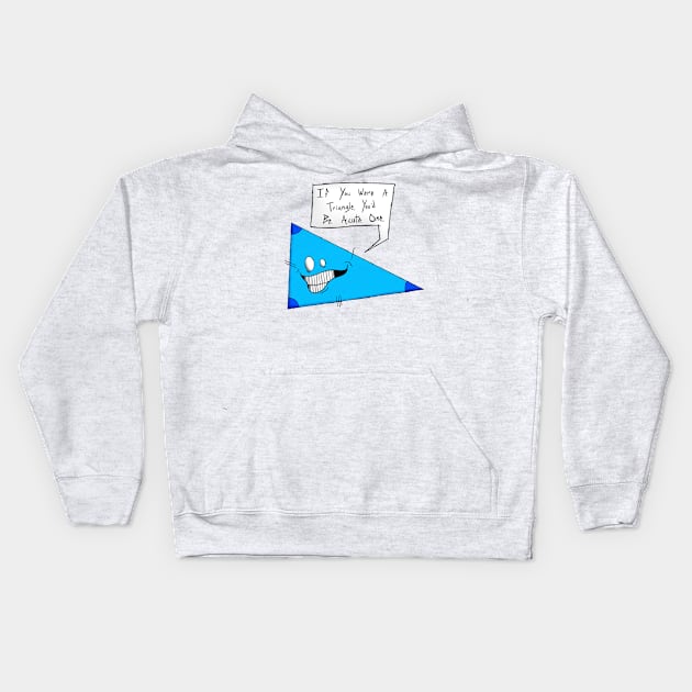 Acute Triangle Kids Hoodie by TheDoodleDream